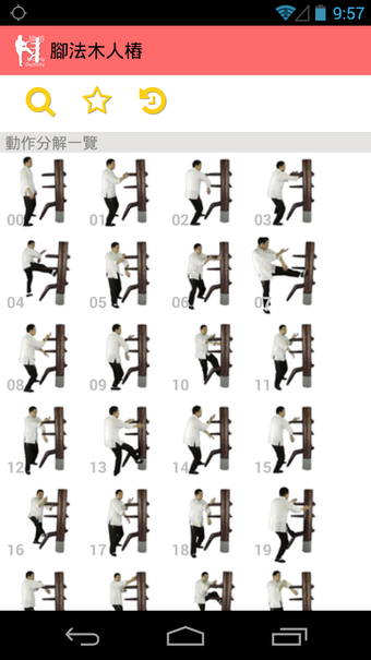 Imagen 1 para Wooden Dummy Kicking Form