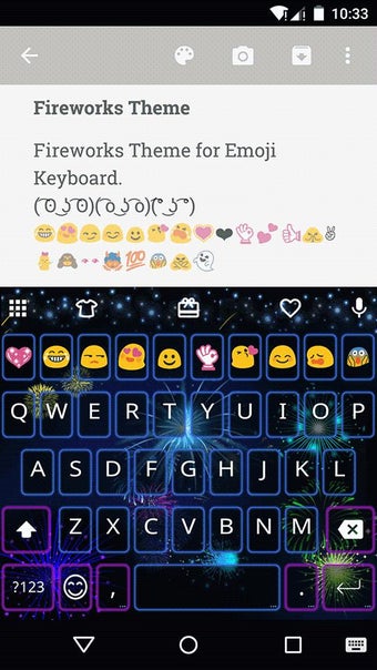 Imagen 0 para Fireworks Emoji Keyboard …