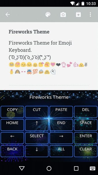 Imagen 2 para Fireworks Emoji Keyboard …
