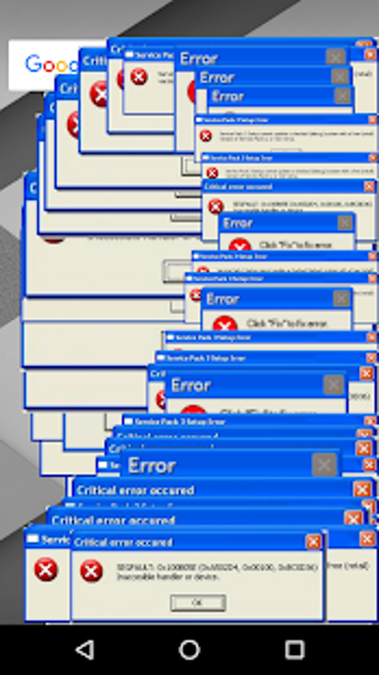 Image 1 for Windows XP Error