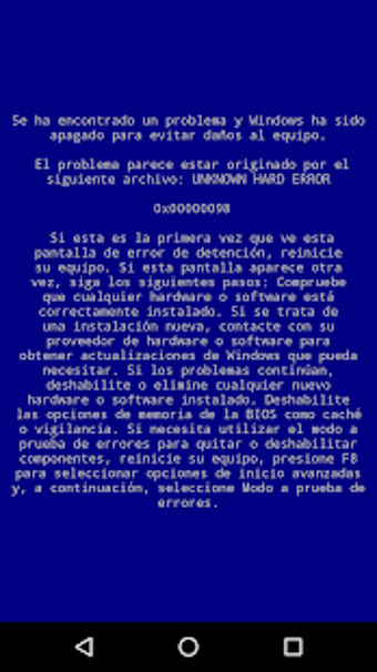 Image 0 for Windows XP Error