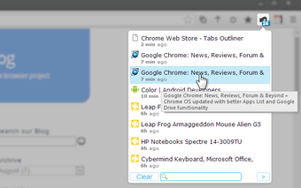 Imagen 1 para SimpleUndoClose for Chrom…