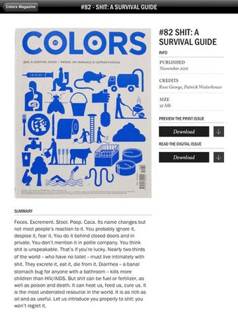 Image 0 for COLORS - A magazine about…