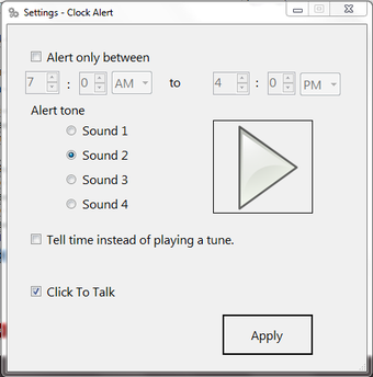 Image 0 for Clock Alert