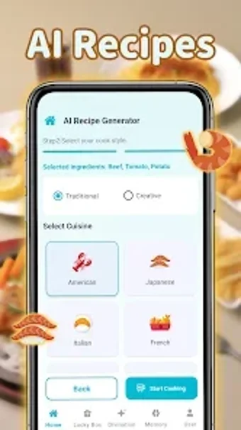 Image 0 for AI Recipes:Cooking Helper
