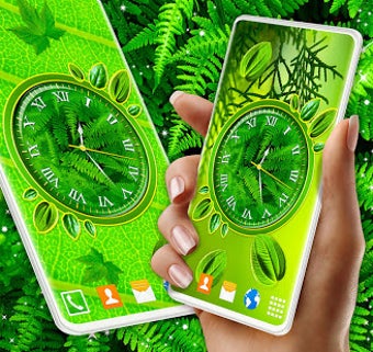 Imagen 1 para Leaves Clock App  Forest …
