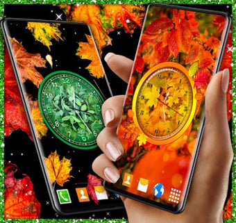 Imagen 3 para Leaves Clock App  Forest …