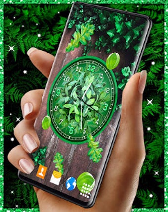 Imagen 2 para Leaves Clock App  Forest …
