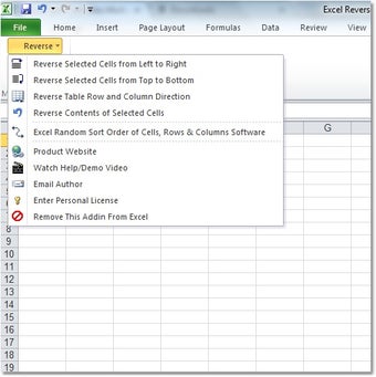 Imagen 0 para Excel Reverse Order Of Ro…
