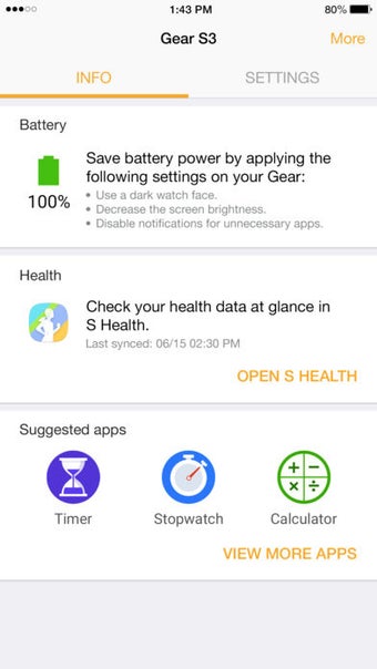 Image 0 for Samsung Gear S