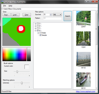 Image 0 for Sepham Search by Drawing