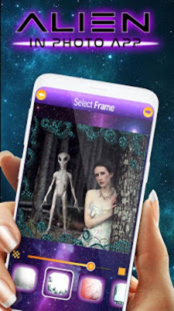 Image 1 for Alien In Photo App  UFO C…