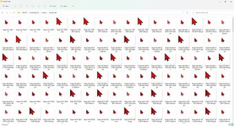 Image 0 for Red Hue Cursor Collection…