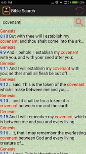 Imagen 0 para King James Version Red Le…