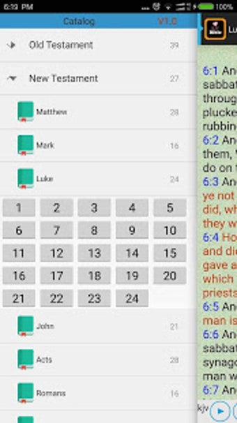 Imagen 3 para King James Version Red Le…