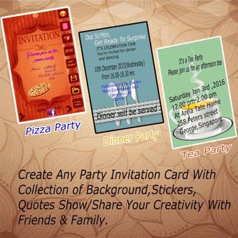 Imagen 0 para Party Invitation Card Mak…