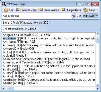 Image 0 for CPT Word Lists