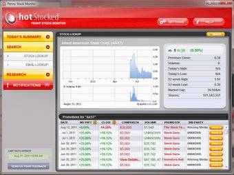 Image 0 for Penny Stock Monitor