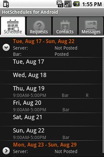 Imagen 1 para HotSchedules