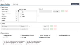 Imagen 4 para Saketa CAML Query Builder