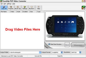 Image 0 for TouchUp PSP Video Convert…