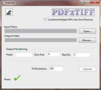 Image 0 for PDF2TIFF