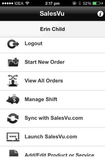 Image 0 for SalesVu POS for iPhone
