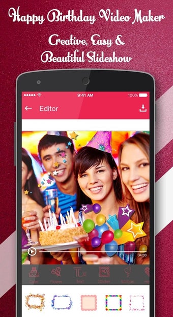 Image 3 for Happy Birthday Video Make…