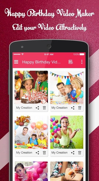 Image 1 for Happy Birthday Video Make…