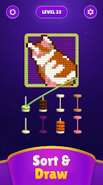 Image 0 for Wool Sorting Yarn Puzzle