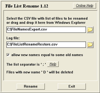 Imagen 0 para File List Rename