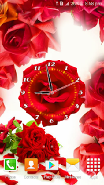 Imagen 3 para Rose Flower Clock