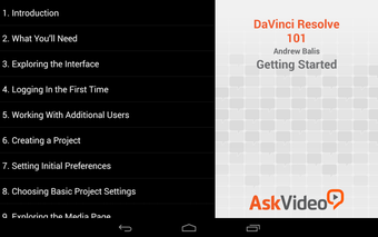 Image 0 for Starting with DaVinci Res…