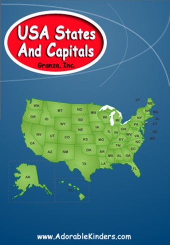 Image 0 for USA States & Capitals