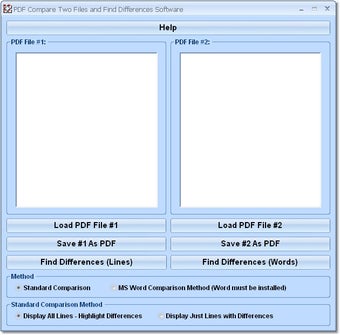 Image 0 for PDF Compare Two Files and…