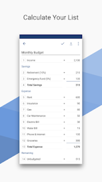 Imagen 1 para CalcList - Calculate Your…