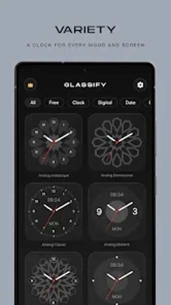 Imagen 0 para Glassify - Widgets  Theme…