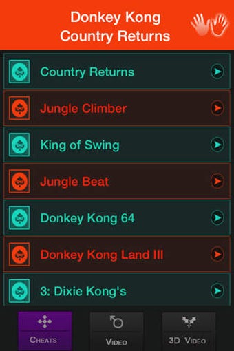 Image 0 for Cheats for Donkey kong Co…