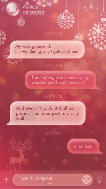 Image 3 for GO SMS PINK CHRISTMAS THE…