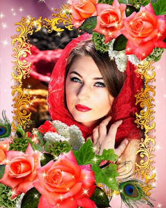 Image 3 for Rose Flower Photo Frame