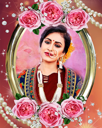 Image 1 for Rose Flower Photo Frame