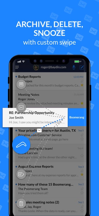 Image 2 for Email Client - Boomerang …