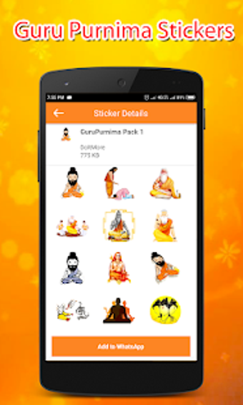 Image 2 for GuruPurnima WAStickerApps