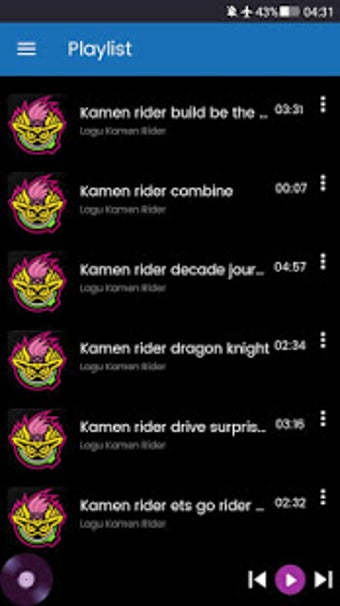 Image 0 for Lagu Kamen Rider Lengkap
