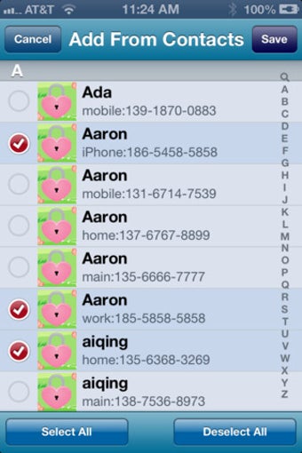 Image 4 for iSecretContacts Free