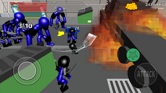 Imagen 2 para Stickman Sword Fighting 3…