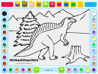 Image 3 for Coloring Book 2: Dinosaur…