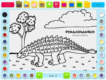 Imagen 1 para Coloring Book 2: Dinosaur…