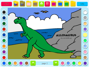 Image 0 for Coloring Book 2: Dinosaur…