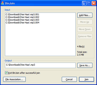 Image 0 for BinJoin